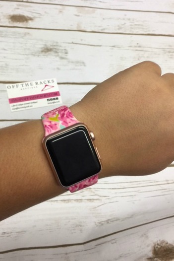 Lilly Pulitzer Inspired First Impressions apple iwatch band 