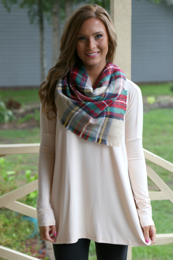 beige piko top